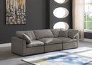 Plush Grey Velvet Standard Cloud Modular Sofa - NY Furniture Direct (NY)