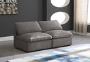 Plush Grey Velvet Standard Cloud Modular Sofa - NY Furniture Direct (NY)