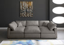 Plush Grey Velvet Standard Cloud Modular Sectional - NY Furniture Direct (NY)