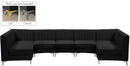 Alina Black Velvet Modular Sectional - NY Furniture Direct (NY)