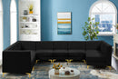 Alina Black Velvet Modular Sectional - NY Furniture Direct (NY)