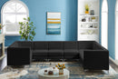 Alina Black Velvet Modular Sectional - NY Furniture Direct (NY)