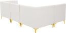 Alina Cream Velvet Modular Sectional - NY Furniture Direct (NY)