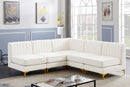 Alina Cream Velvet Modular Sectional - NY Furniture Direct (NY)