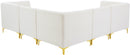 Alina Cream Velvet Modular Sectional - NY Furniture Direct (NY)