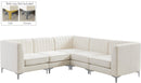 Alina Cream Velvet Modular Sectional - NY Furniture Direct (NY)