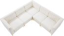 Alina Cream Velvet Modular Sectional - NY Furniture Direct (NY)