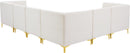 Alina Cream Velvet Modular Sectional - NY Furniture Direct (NY)