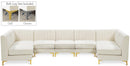 Alina Cream Velvet Modular Sectional - NY Furniture Direct (NY)