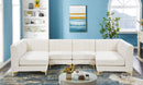 Alina Cream Velvet Modular Sectional - NY Furniture Direct (NY)