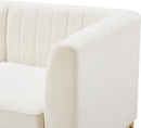 Alina Cream Velvet Modular Sectional - NY Furniture Direct (NY)