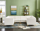 Alina Cream Velvet Modular Sectional - NY Furniture Direct (NY)