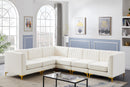Alina Cream Velvet Modular Sectional - NY Furniture Direct (NY)