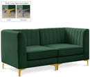 Alina Green Velvet Modular Sectional - NY Furniture Direct (NY)