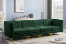 Alina Green Velvet Modular Sectional - NY Furniture Direct (NY)