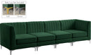 Alina Green Velvet Modular Sectional - NY Furniture Direct (NY)