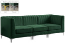 Alina Green Velvet Modular Sectional - NY Furniture Direct (NY)