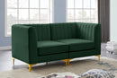 Alina Green Velvet Modular Sectional - NY Furniture Direct (NY)