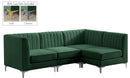 Alina Green Velvet Modular Sectional - NY Furniture Direct (NY)