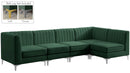 Alina Green Velvet Modular Sectional - NY Furniture Direct (NY)