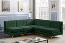 Alina Green Velvet Modular Sectional - NY Furniture Direct (NY)