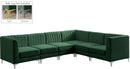 Alina Green Velvet Modular Sectional - NY Furniture Direct (NY)