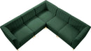 Alina Green Velvet Modular Sectional - NY Furniture Direct (NY)