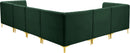 Alina Green Velvet Modular Sectional - NY Furniture Direct (NY)