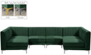 Alina Green Velvet Modular Sectional - NY Furniture Direct (NY)