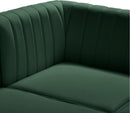 Alina Green Velvet Modular Sectional - NY Furniture Direct (NY)