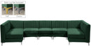 Alina Green Velvet Modular Sectional - NY Furniture Direct (NY)