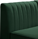 Alina Green Velvet Modular Sectional - NY Furniture Direct (NY)