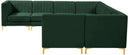 Alina Green Velvet Modular Sectional - NY Furniture Direct (NY)