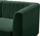 Alina Green Velvet Modular Sectional - NY Furniture Direct (NY)