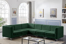 Alina Green Velvet Modular Sectional - NY Furniture Direct (NY)