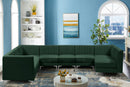 Alina Green Velvet Modular Sectional - NY Furniture Direct (NY)
