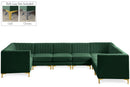 Alina Green Velvet Modular Sectional - NY Furniture Direct (NY)