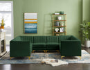 Alina Green Velvet Modular Sectional - NY Furniture Direct (NY)