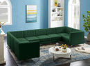 Alina Green Velvet Modular Sectional - NY Furniture Direct (NY)