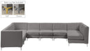 Alina Grey Velvet Modular Sectional - NY Furniture Direct (NY)