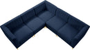Alina Navy Velvet Modular Sectional - NY Furniture Direct (NY)