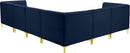 Alina Navy Velvet Modular Sectional - NY Furniture Direct (NY)