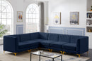 Alina Navy Velvet Modular Sectional - NY Furniture Direct (NY)