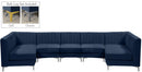 Alina Navy Velvet Modular Sectional - NY Furniture Direct (NY)