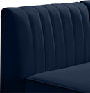 Alina Navy Velvet Modular Sectional - NY Furniture Direct (NY)