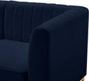 Alina Navy Velvet Modular Sectional - NY Furniture Direct (NY)