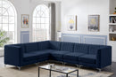 Alina Navy Velvet Modular Sectional - NY Furniture Direct (NY)