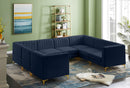 Alina Navy Velvet Modular Sectional - NY Furniture Direct (NY)