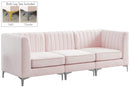 Alina Pink Velvet Modular Sectional - NY Furniture Direct (NY)
