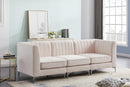 Alina Pink Velvet Modular Sectional - NY Furniture Direct (NY)